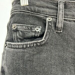 Zara Black Grey Denim Jeans Size 2